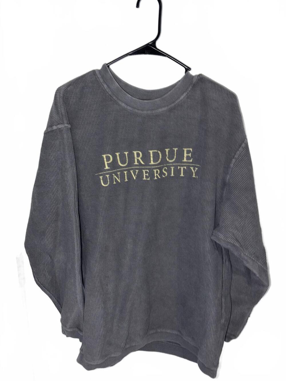 Purdue Oversized Sweatshirt Chicka-d distressed size Large